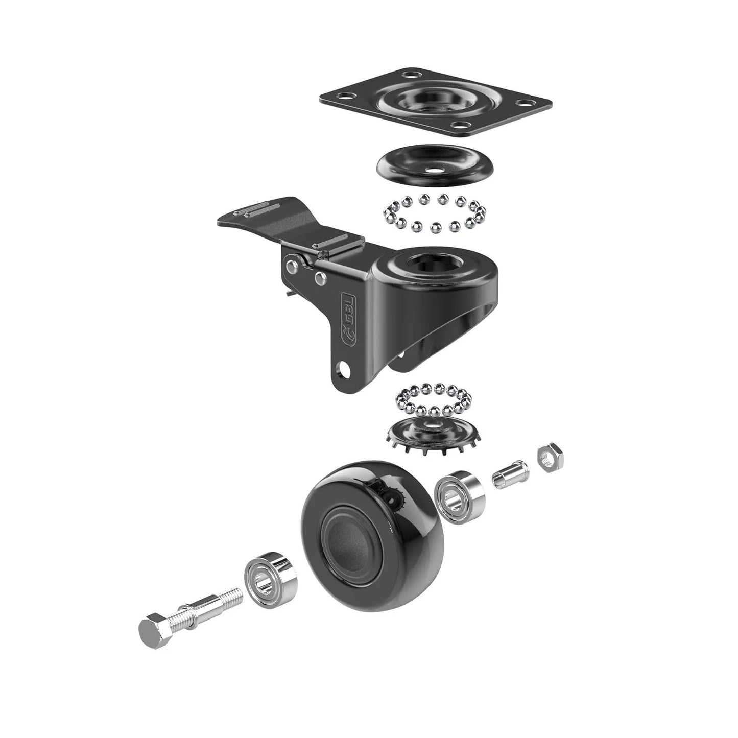 Heavy Duty Caster Wheels for Planters - Set of 4