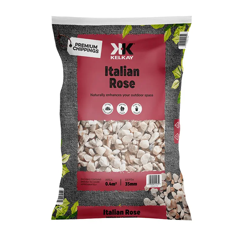 Italian Rose White Planter Chippings Pack