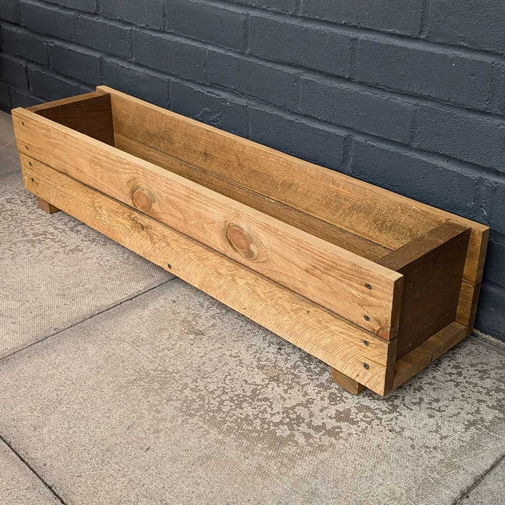 Pine Wooden Window Box Planter
