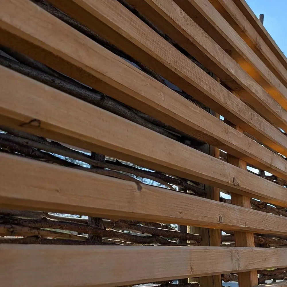 Tanalised Trellis for Extra Long Pine Planter