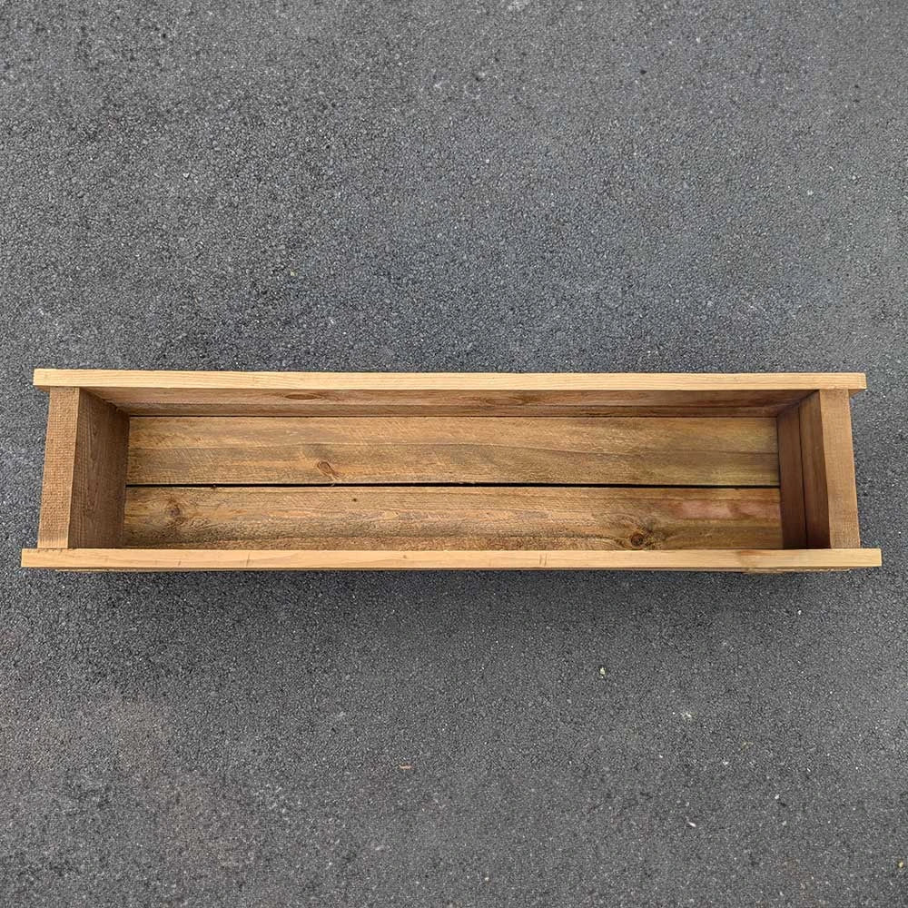 Pine Wooden Window Box Planter