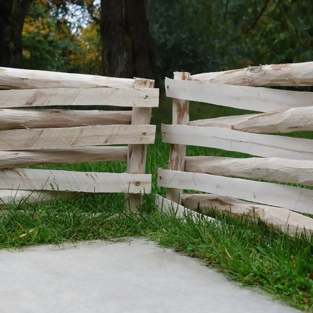 Premium Chestnut Lawn Edging - 30cm Height