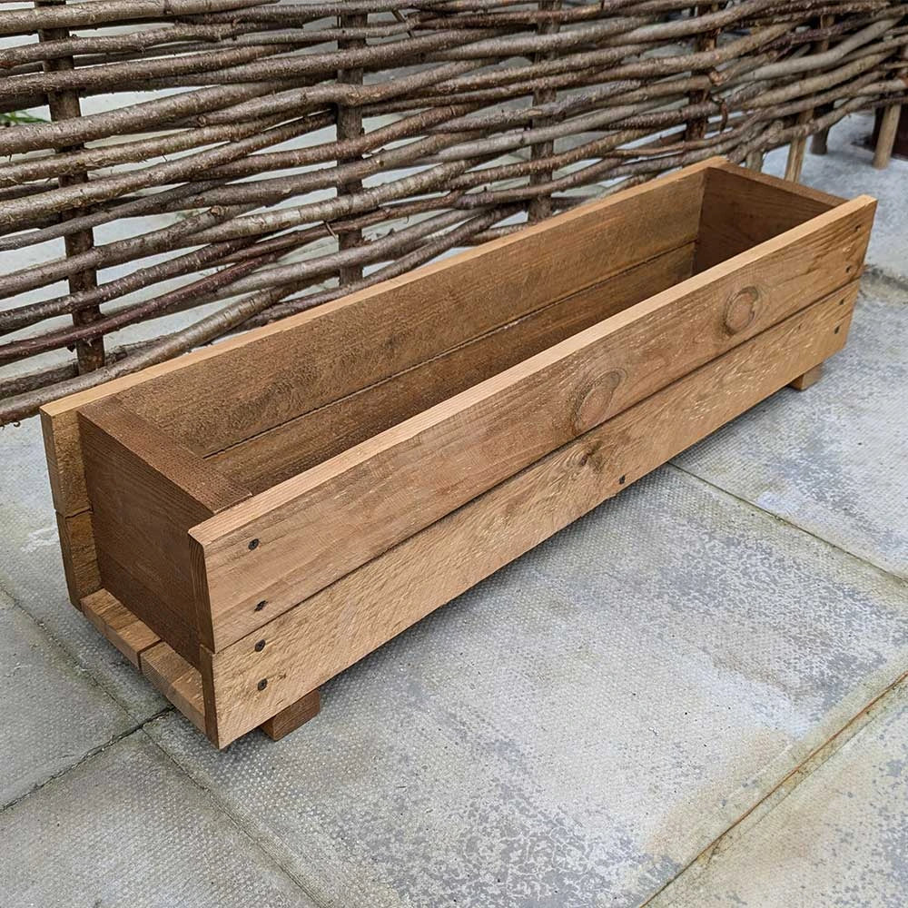 Pine Wooden Window Box Planter