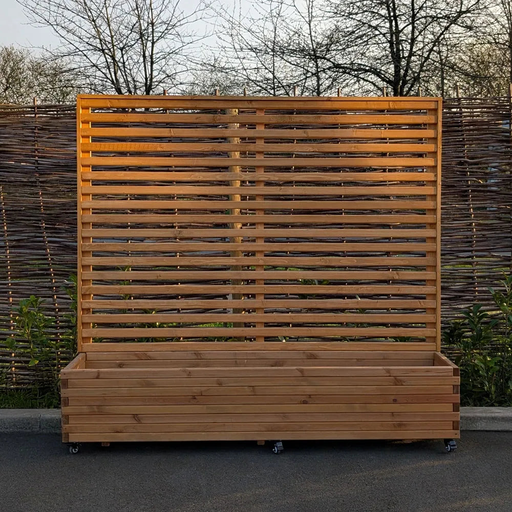 Wooden Planter with Trellis - Pressure Treated