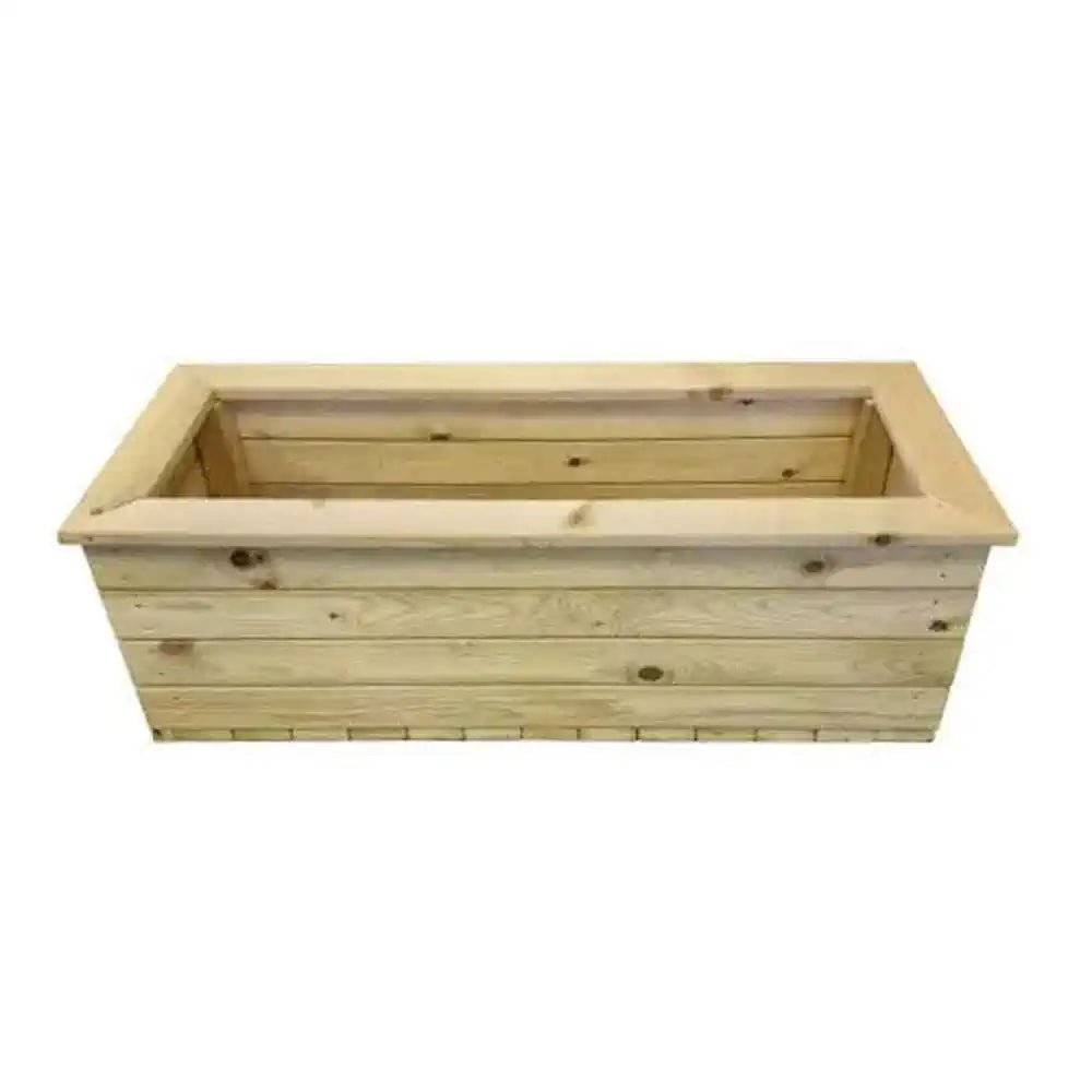 Deluxe Large Wooden Trough Planter