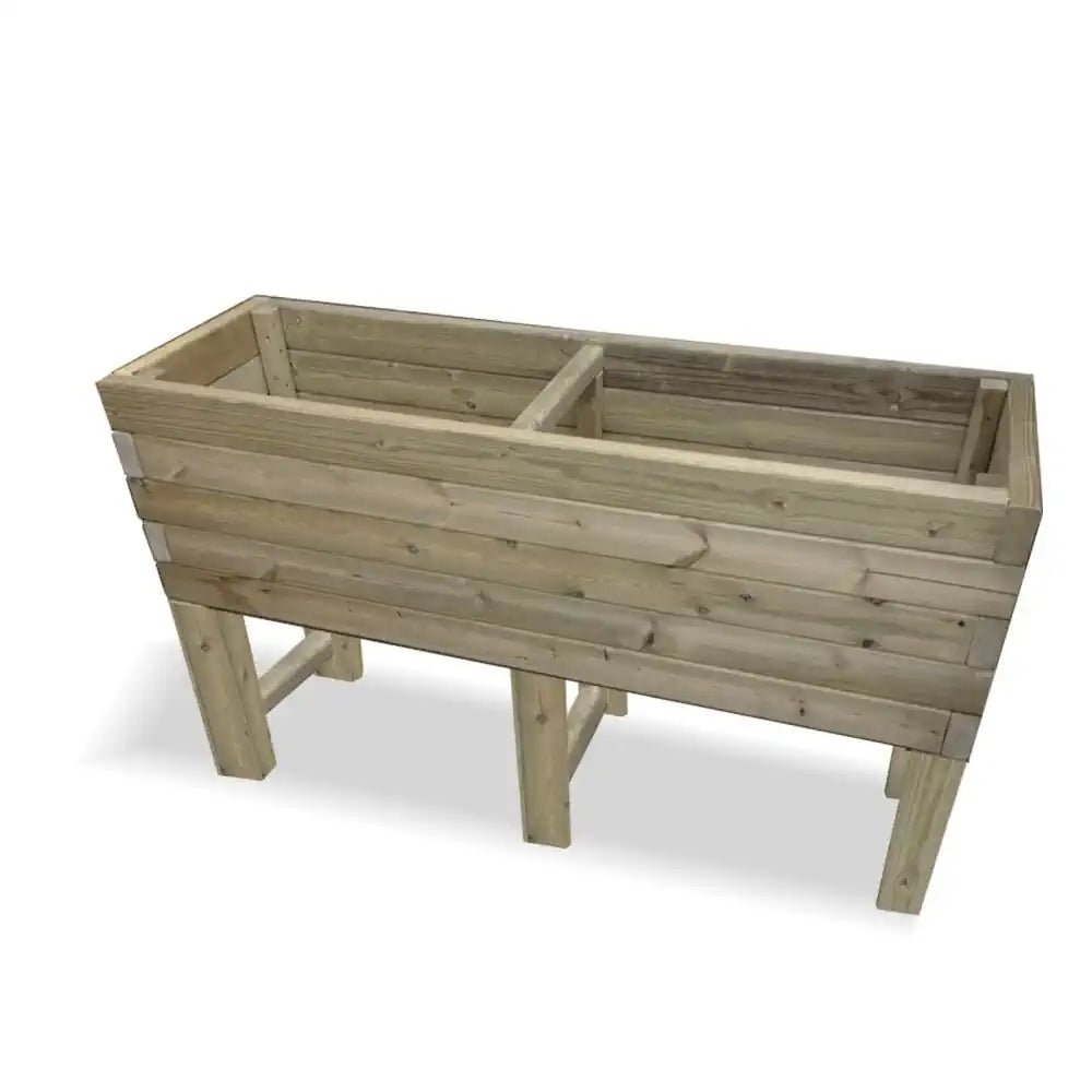 1.8m Heavy Duty Raised Wooden Vegetable Trug