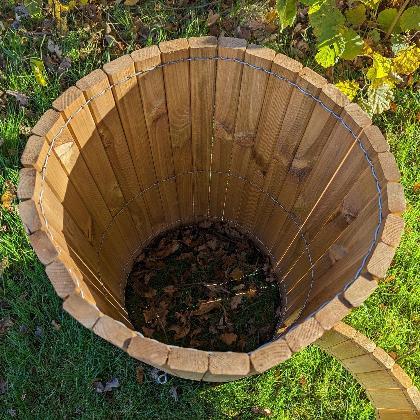 66 Litre Wooden Potato Planter Barrel