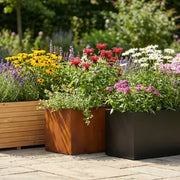 How to Choose the Best Material for Outdoor Planters: Wood, Zinc & Corten Steel Compared
