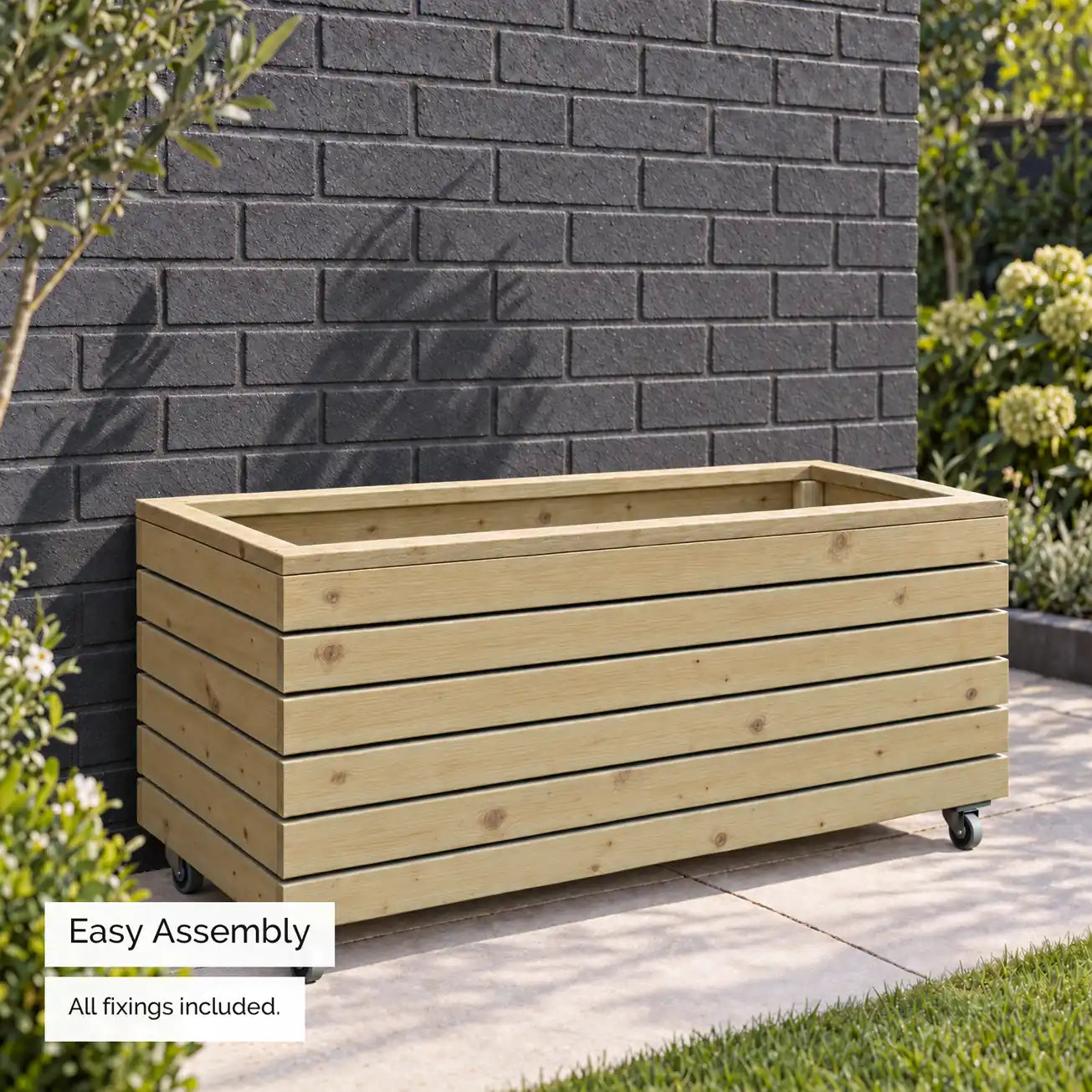 #120cm(L) x 40(W) x 44(H)
#With Wheels