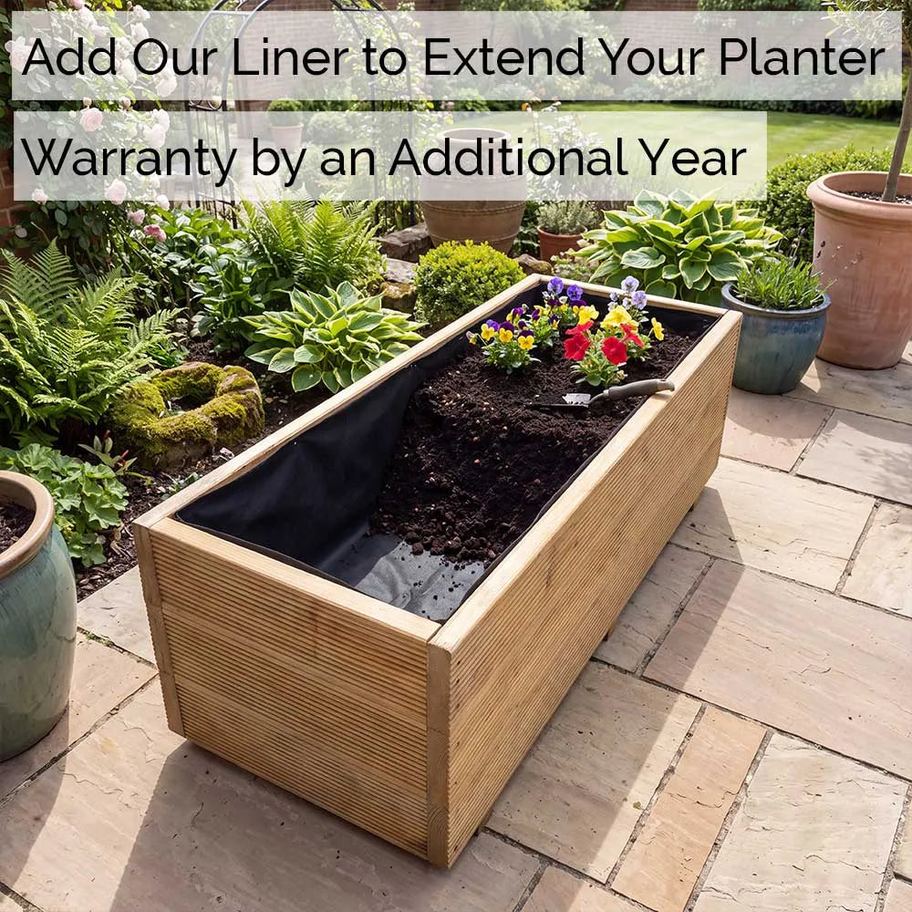 Wooden Decking Garden Planters - Pressure Treated