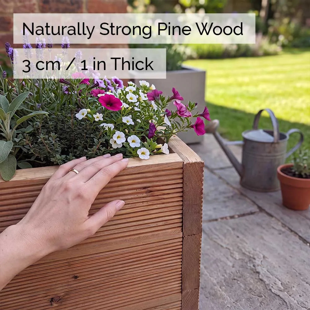 Wooden Decking Garden Planters - Pressure Treated