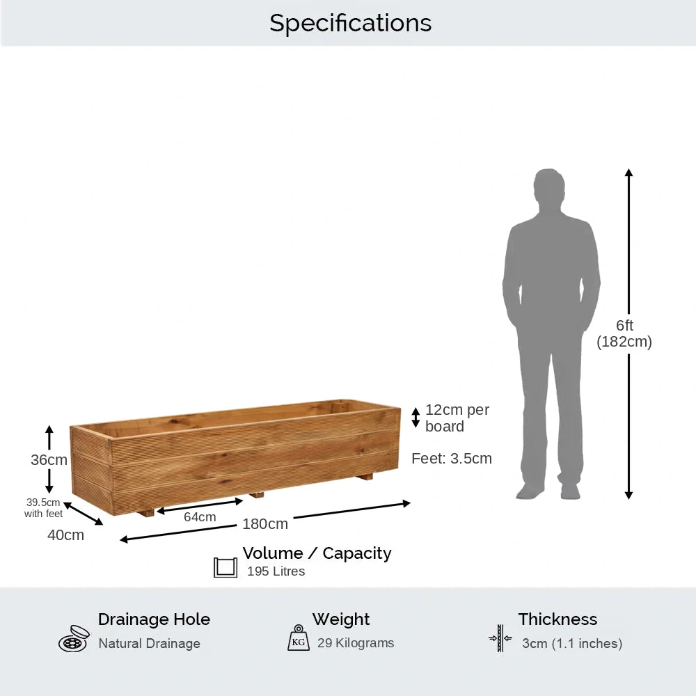 #Natural
#180cm(L) x 40cm(W) x 40cm(H)
#No Liner Or Wheels
#Wheels Only
#Liner Only
#Liner & Wheels