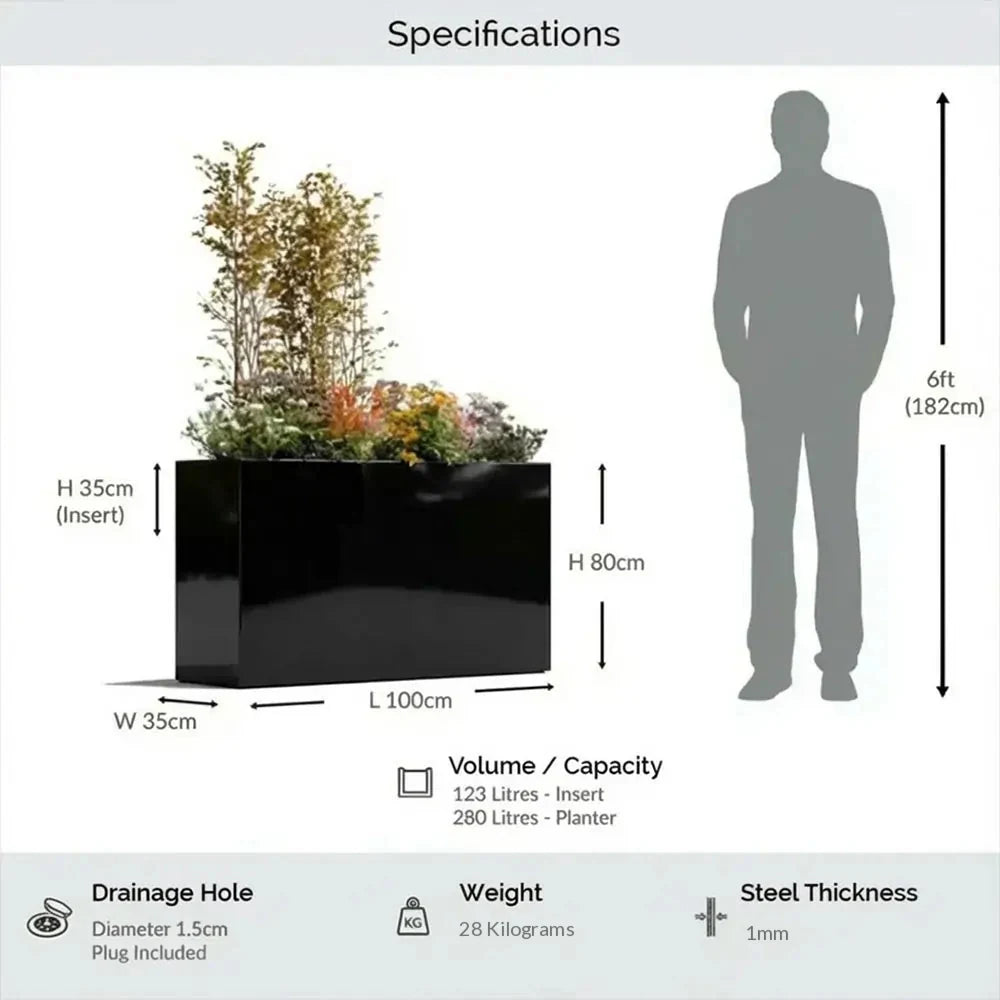 #100cm(L) x 35cm(W) x 80cm(H)
#glossy black