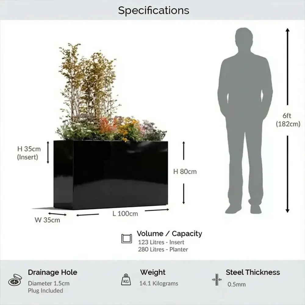 #100cm(L) x 35cm(W) x 80cm(H)
#glossy black