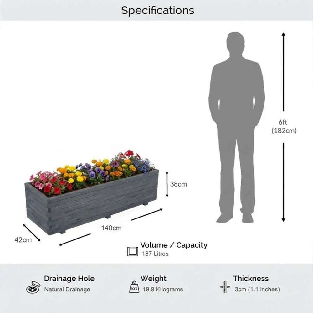 #grey
#140cm(L) x 42cm(W) x 38cm(H)
#With Liner
#No Liner