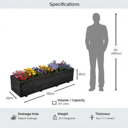 #black
#180cm(L) x 42cm(W) x 38cm(H)
#With Liner
#No Liner