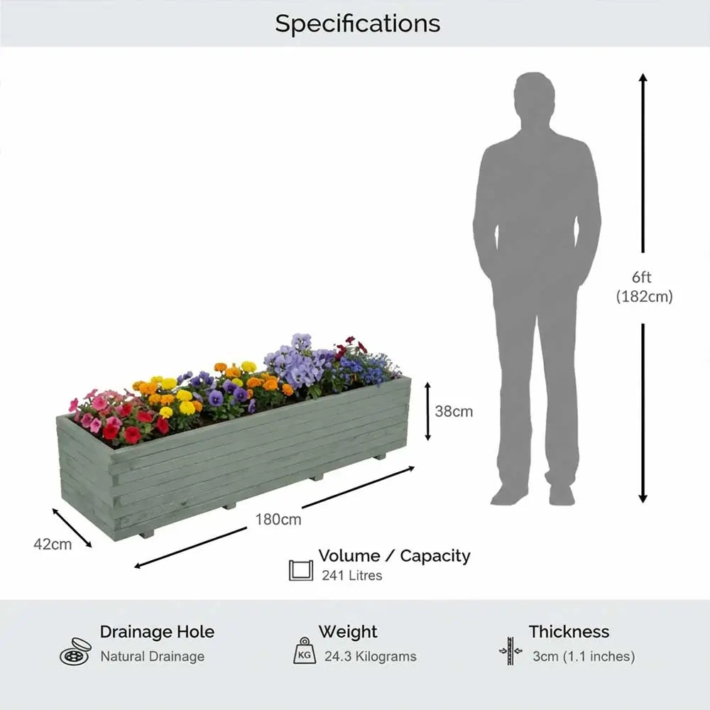 #green
#180cm(L) x 42cm(W) x 38cm(H)
#With Liner
#No Liner
