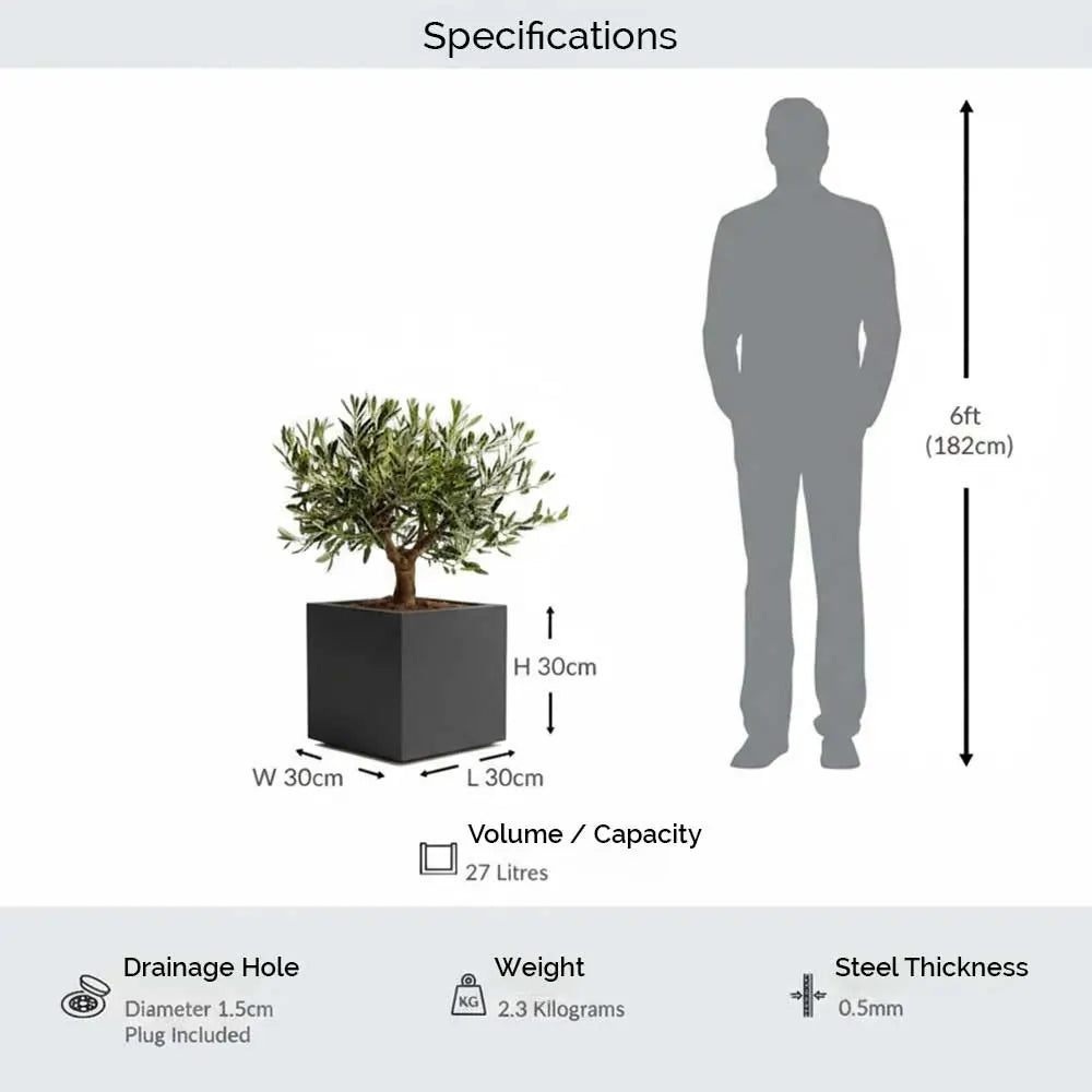 #30cm(L) x 30cm(W) x 30cm(H)
#Grey
#With Liner
#No Liner