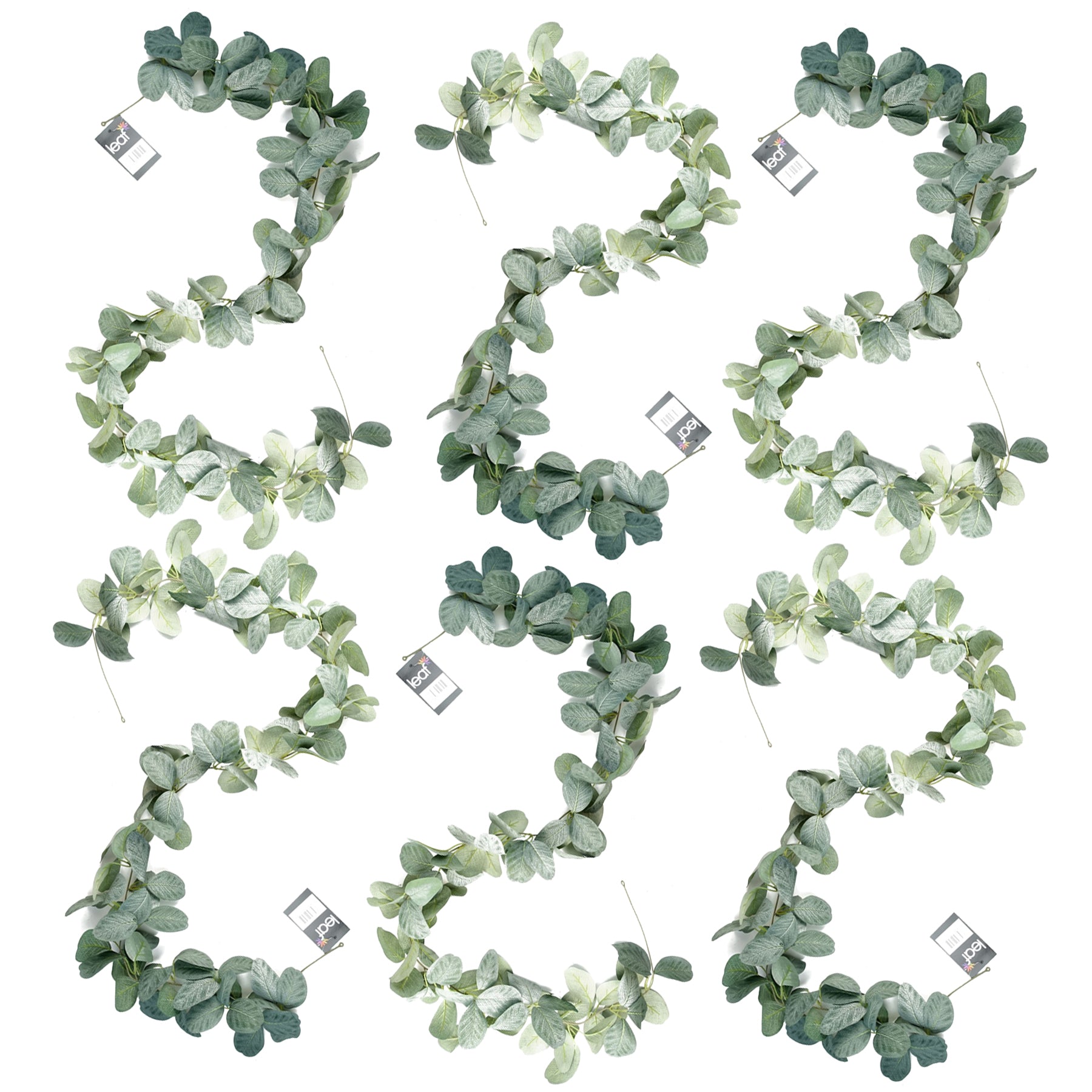 6 x 150cm Artificial Hanging Trailing Evergreen Plant