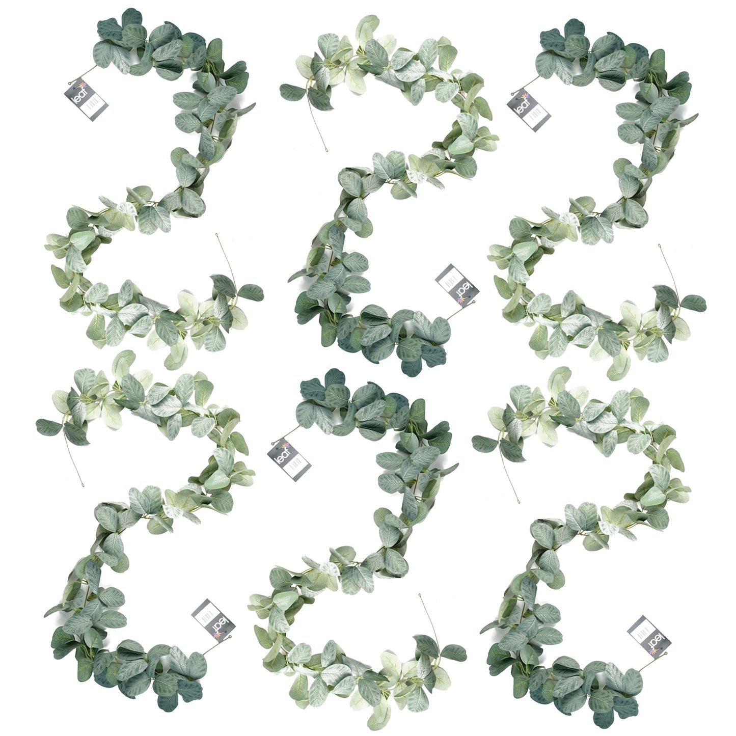 6 x 150cm Artificial Hanging Trailing Evergreen Plant