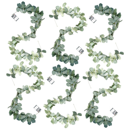 6 x 150cm Artificial Hanging Trailing Evergreen Plant