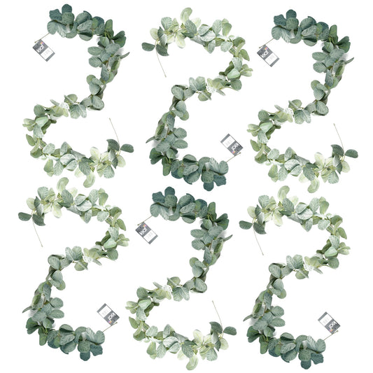 6 x 150cm Artificial Hanging Trailing Evergreen Plant