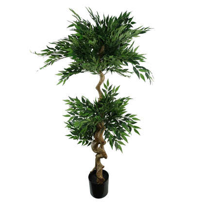 160cm Ruscus Double Twist Trunk Natural Look Japanese Tree