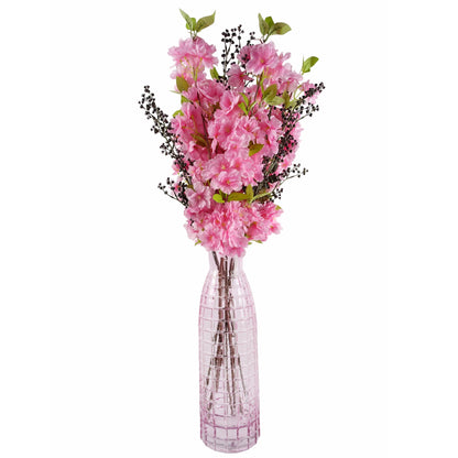 100cm Pink Artificial Blossom Stem