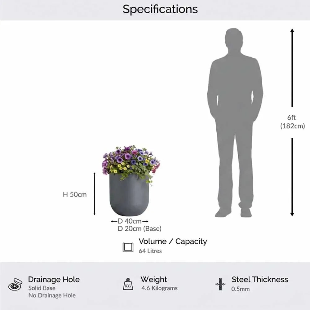 #40cm(D) x 50cm(H)
#Grey