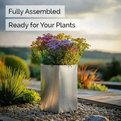 #25cm(L) x 25cm(W) x 50cm(H)
#silver