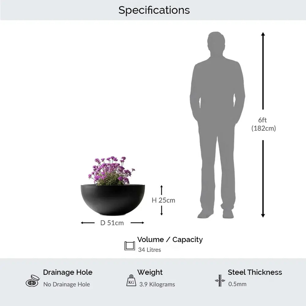 #51cm(D) x 25cm(H)
#black