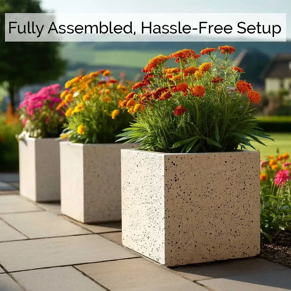 #60cm(L) x 60cm(W) x 60cm(H)
#50cm(L) x 50cm(W) x 50cm(H)
#40cm(L) x 40cm(W) x 40cm(H)
#30cm(L) x 30cm(W) x 30cm(H)
#Sand Stone
#With Liner
#No Liner