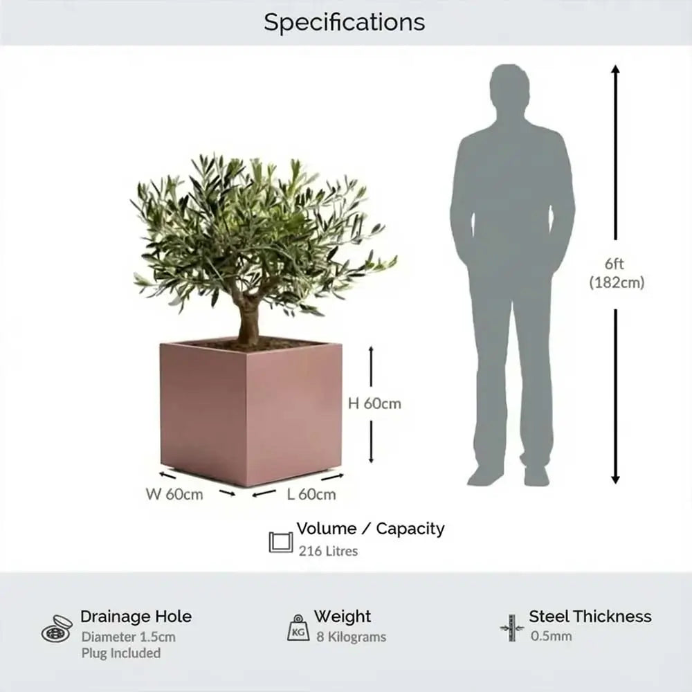 #60cm(L) x 60cm(W) x 60cm(H)
#Rose Gold
#With Liner
#No Liner