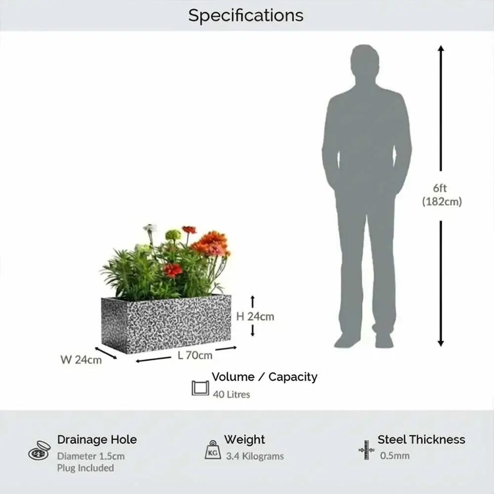 #Silver Black
#70cm(L) x 24cm(W) x 24cm(H)
#With Liner
#No Liner