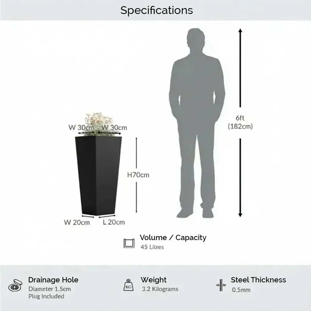 #30cm(L) x 30cm(W) x 70cm(H)
#black