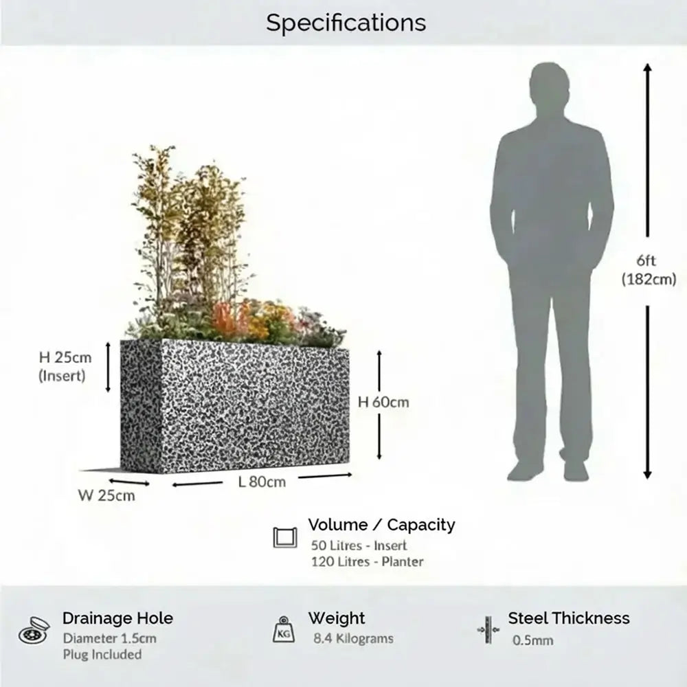 #80cm(L) x 25cm(W) x 60cm(H)
#silver black