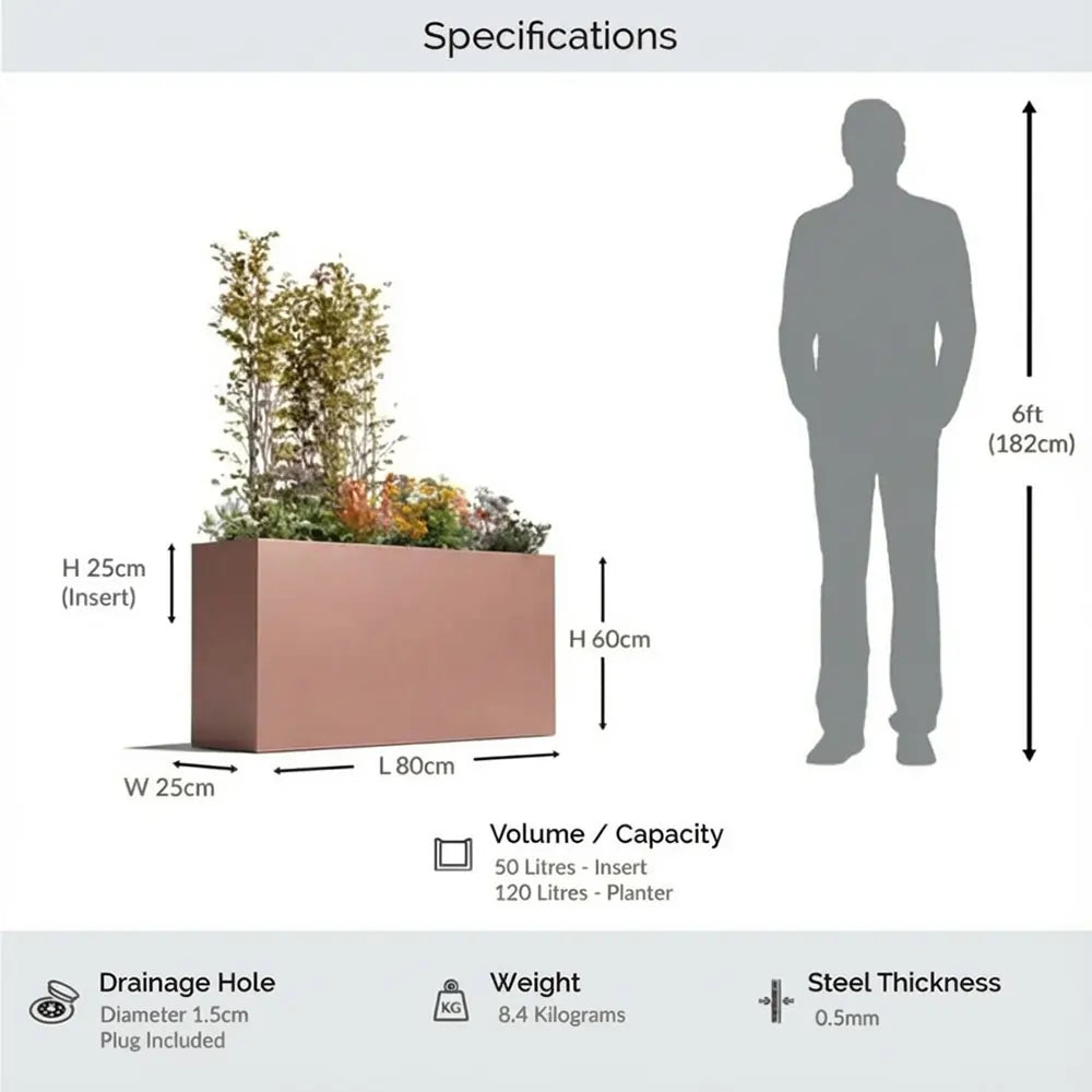 #80cm(L) x 25cm(W) x 60cm(H)
#rose gold