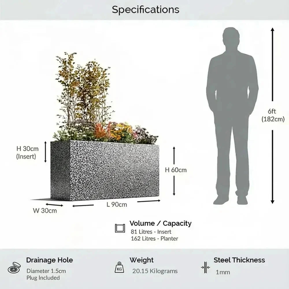 #90cm(L) x 30cm(W) x 60cm(H)
#silver black