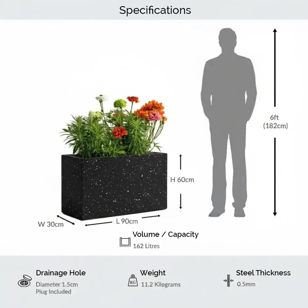 #90cm(L) x 30cm(W) x 60cm(H)
#blackstone