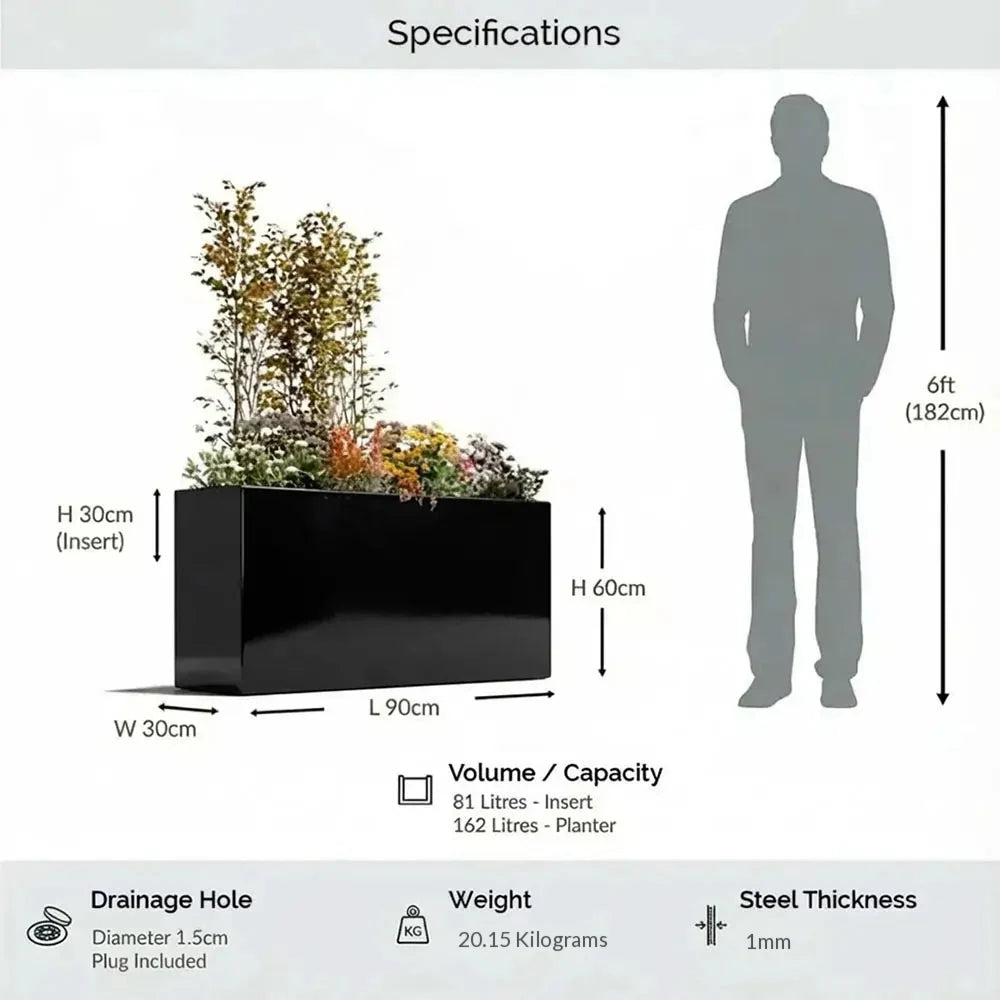 #90cm(L) x 30cm(W) x 60cm(H)
#glossy black
