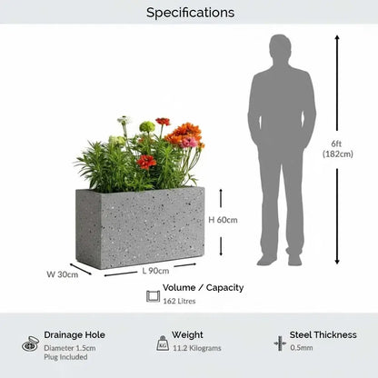 #90cm(L) x 30cm(W) x 60cm(H)
#greystone