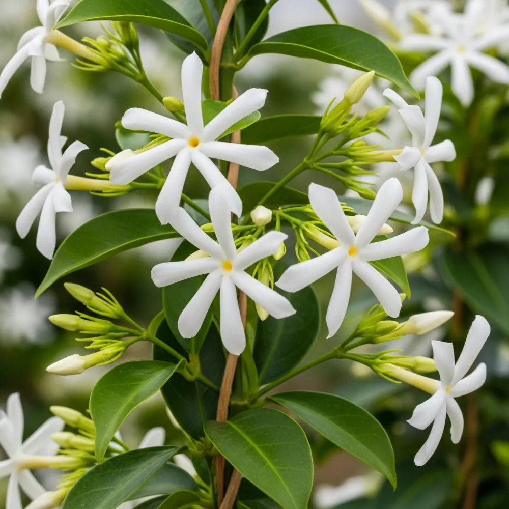 6ft Star Jasmine | Trachelospermum jasminoides | 10L Pot