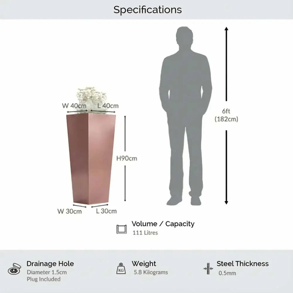 #40cm(L) x 40cm(W) x 90cm(H)
#Rose Gold