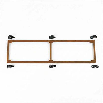 Corten Steel Wheel base for 2m Trough Planter 200cm(L) x 50cm(H) x 50cm(W)