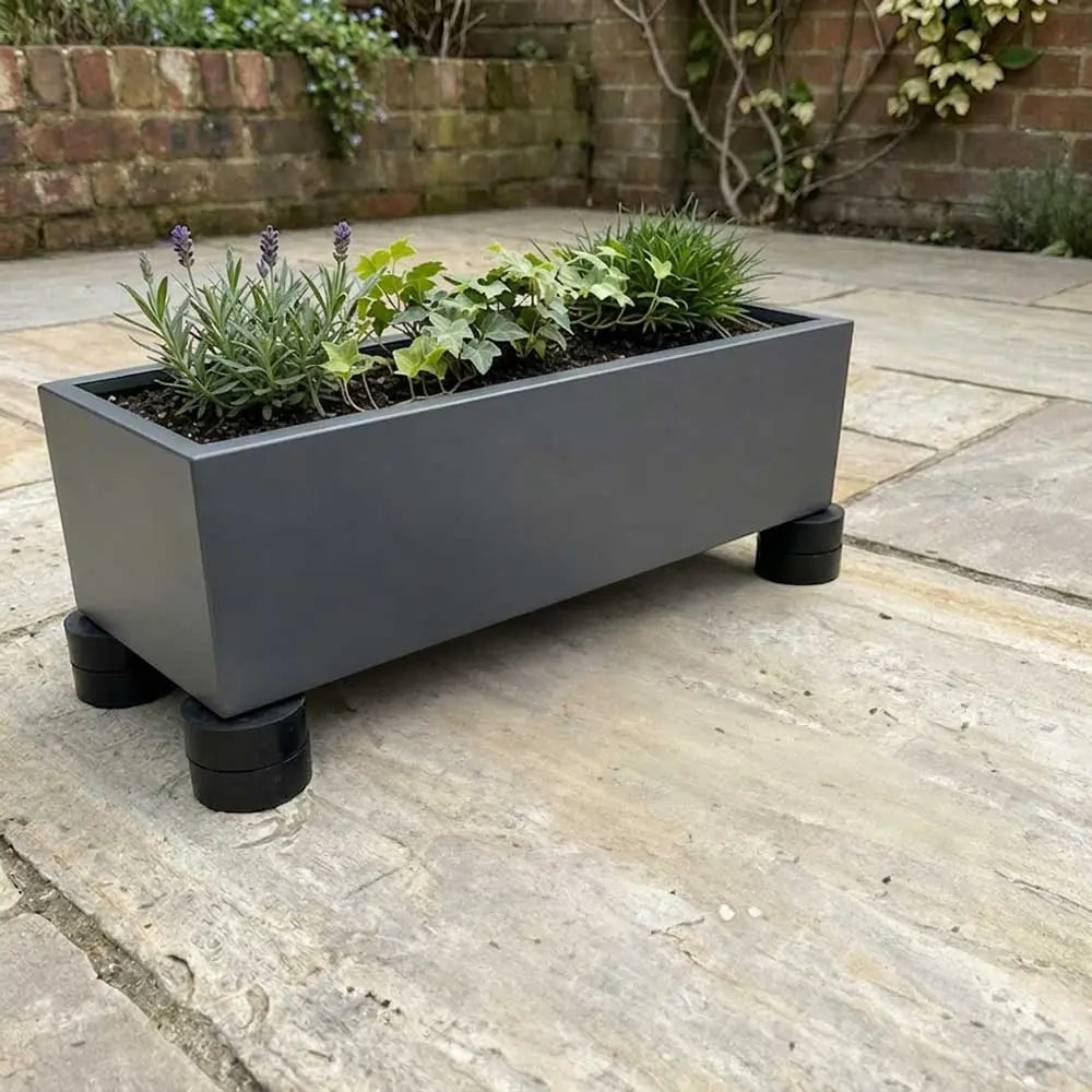12 Invisible Thick Rubber Pot Feet with Non-Slip Surface Grip & Adhesive Pads - 7cm Diameter 3cm Tall