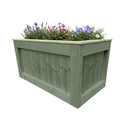 Customisable Wooden Trough Planter