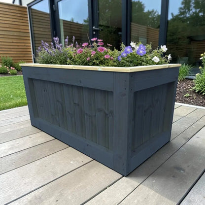 Customisable Wooden Trough Planter