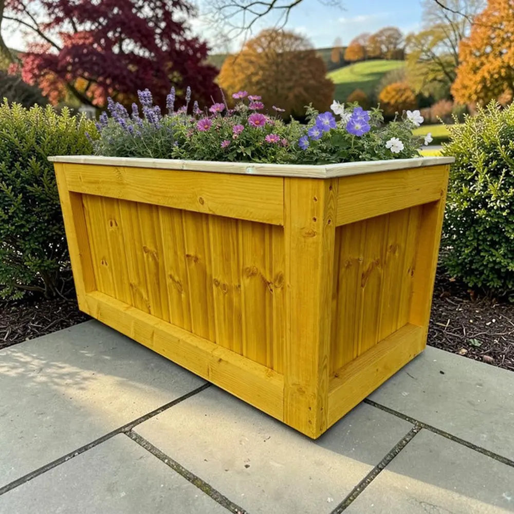Customisable Wooden Cube Planter