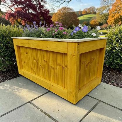 150cm Customisable Wooden Trough Planter