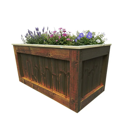 Customisable Wooden Trough Planter